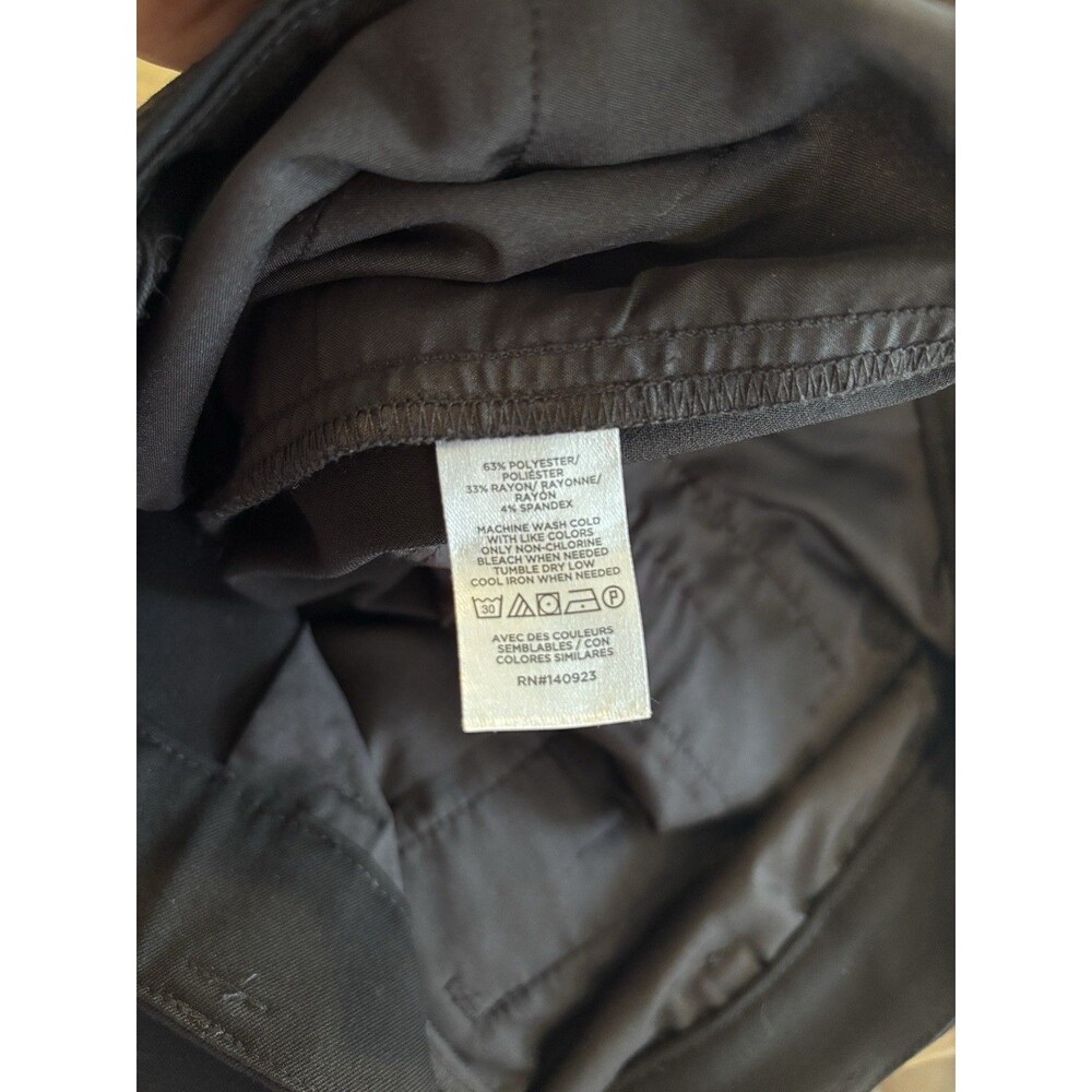 Loft Women’s Black Devin For Pant With Cuff‎ Size 6 Tall - Picture 9 of 9
